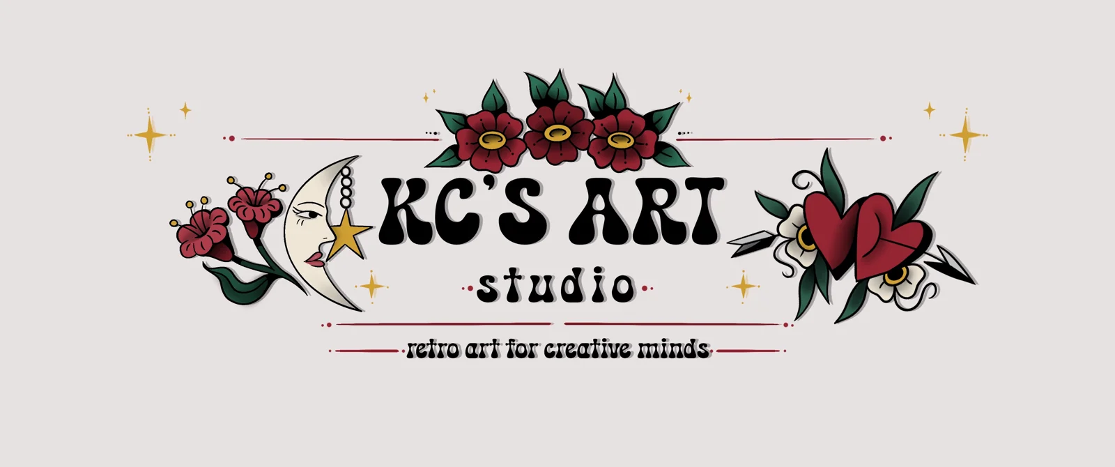 KC’s Art Studio, retro art for creative minds